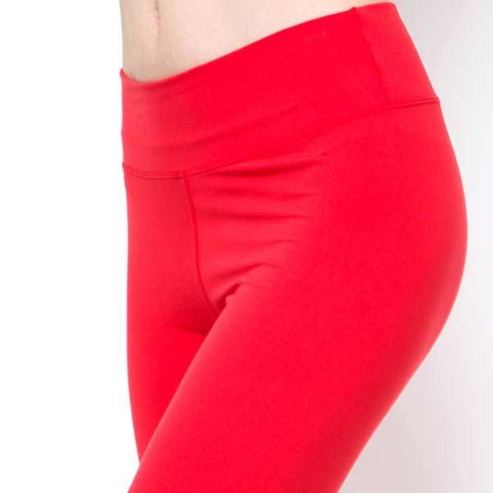 Red Yoga Capri's